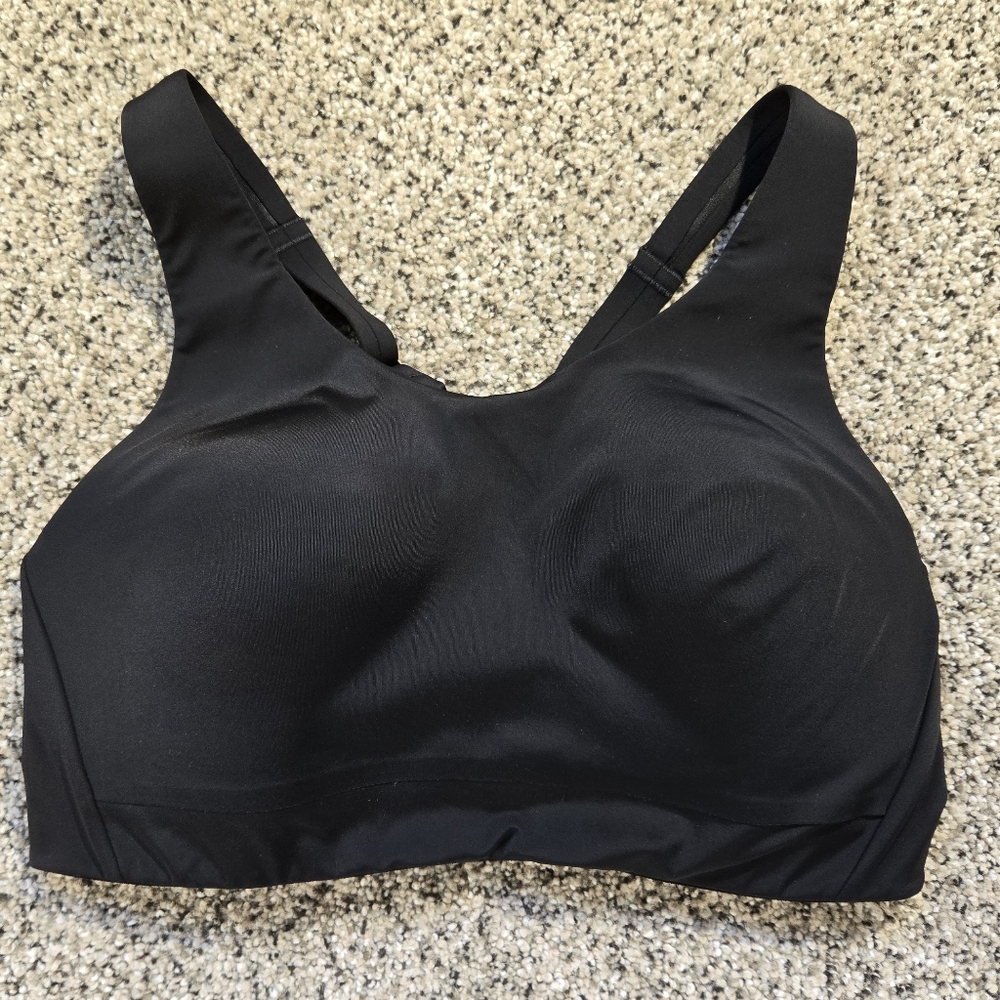 Athleta Black Advance High Impact Sports Bra Size 32D EUC